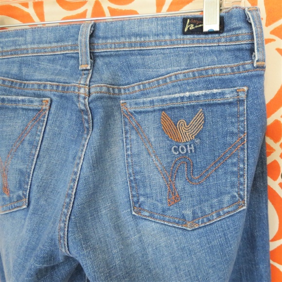 Citizens for Humanity Medium Wash Low Waist Flair - Picture 2 of 3